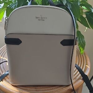 Kate Spade Cream and Black Men's Backpack